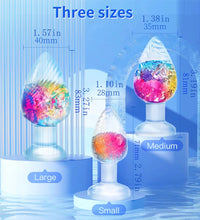 Venusfun Liquid Silicone Threaded Anal Plug Soft Flexible Butt Plug for Couples BDSM Play