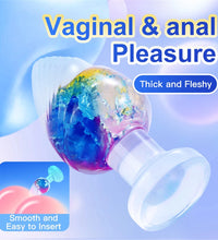 Venusfun Liquid Silicone Threaded Anal Plug Soft Flexible Butt Plug for Couples BDSM Play