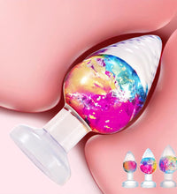 Venusfun Liquid Silicone Threaded Anal Plug Soft Flexible Butt Plug for Couples BDSM Play