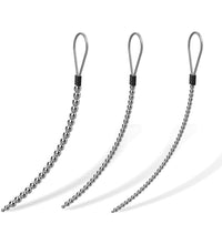 Venusfun Metal Urethral Sound Beaded Stimulator Stainless Steel Flexible Male Urethral Plug for BDSM