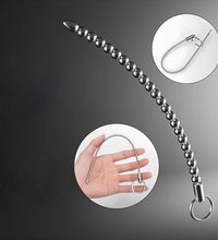 Venusfun Metal Urethral Sound Beaded Stimulator Stainless Steel Flexible Male Urethral Plug for BDSM