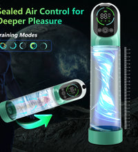 Venusfun Penis Pump Masturbator with Adjustable Suction and Hydro Therapy for Men