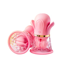 Venusfun PinchTech Nipple Clamp Breast Massager with Suction and Vibration for Intense Pleasure