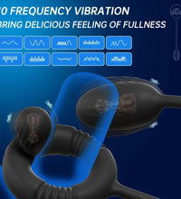 Venusfun ProRide Wireless Prostate Massager with Remote Control Vibrating Cock Ring