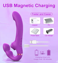 Venusfun Remote Control Clitoral & G Spot Vibrator Wand with Dual Motors and Silent Stimulation