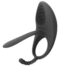 Venusfun Vibrating Penis Ring with Tongue-Shaped Clitoral Stimulator and Anal Beads for Couples