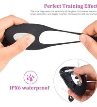 Venusfun Vibrating Penis Ring with Tongue-Shaped Clitoral Stimulator and Anal Beads for Couples