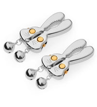 Venusfun Cute Rabbit Roller Nipple Clamps Adjustable Pain Control SM Toy