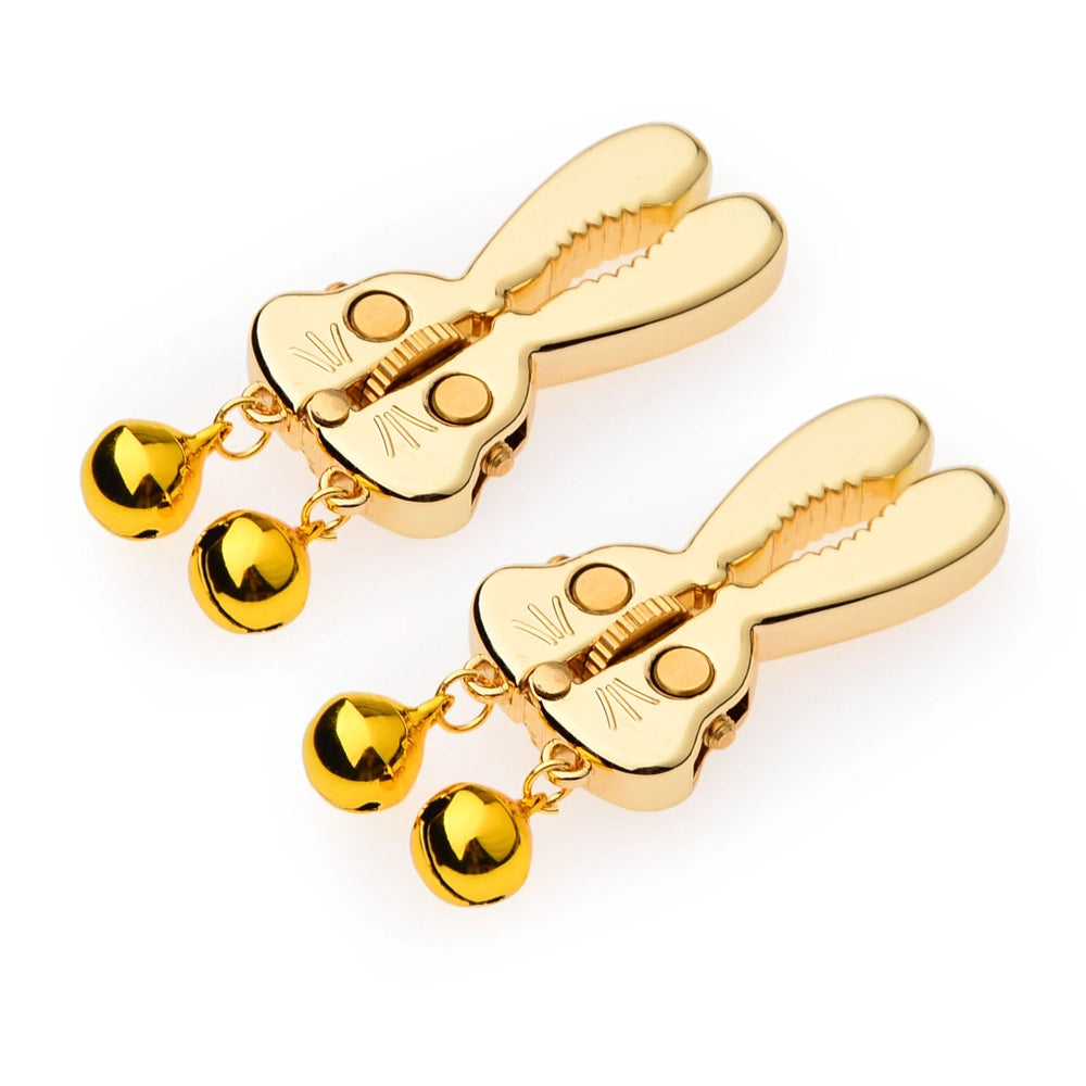 Venusfun Cute Rabbit Roller Nipple Clamps Adjustable Pain Control SM Toy