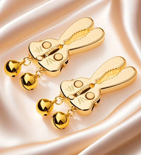 Venusfun Cute Rabbit Roller Nipple Clamps Adjustable Pain Control SM Toy