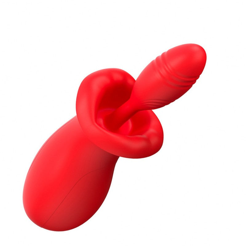 Venusfun Egg Clitoral G-spot Silicone Rechargeable Vibrator with Suction Cup