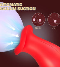 Venusfun Egg Clitoral G-spot Silicone Rechargeable Vibrator with Suction Cup