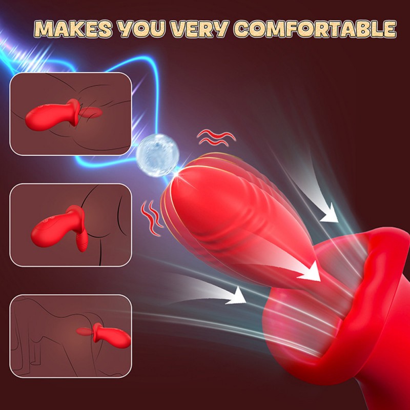 Venusfun Egg Clitoral G-spot Silicone Rechargeable Vibrator with Suction Cup