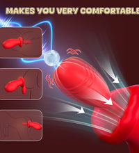 Venusfun Egg Clitoral G-spot Silicone Rechargeable Vibrator with Suction Cup