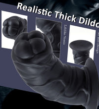 Venusfun Realistic Short Thick Wearable Dildo Harness for Deep Penetration All Genders