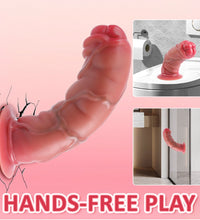 Venusfun Realistic Short Thick Wearable Dildo Harness for Deep Penetration All Genders