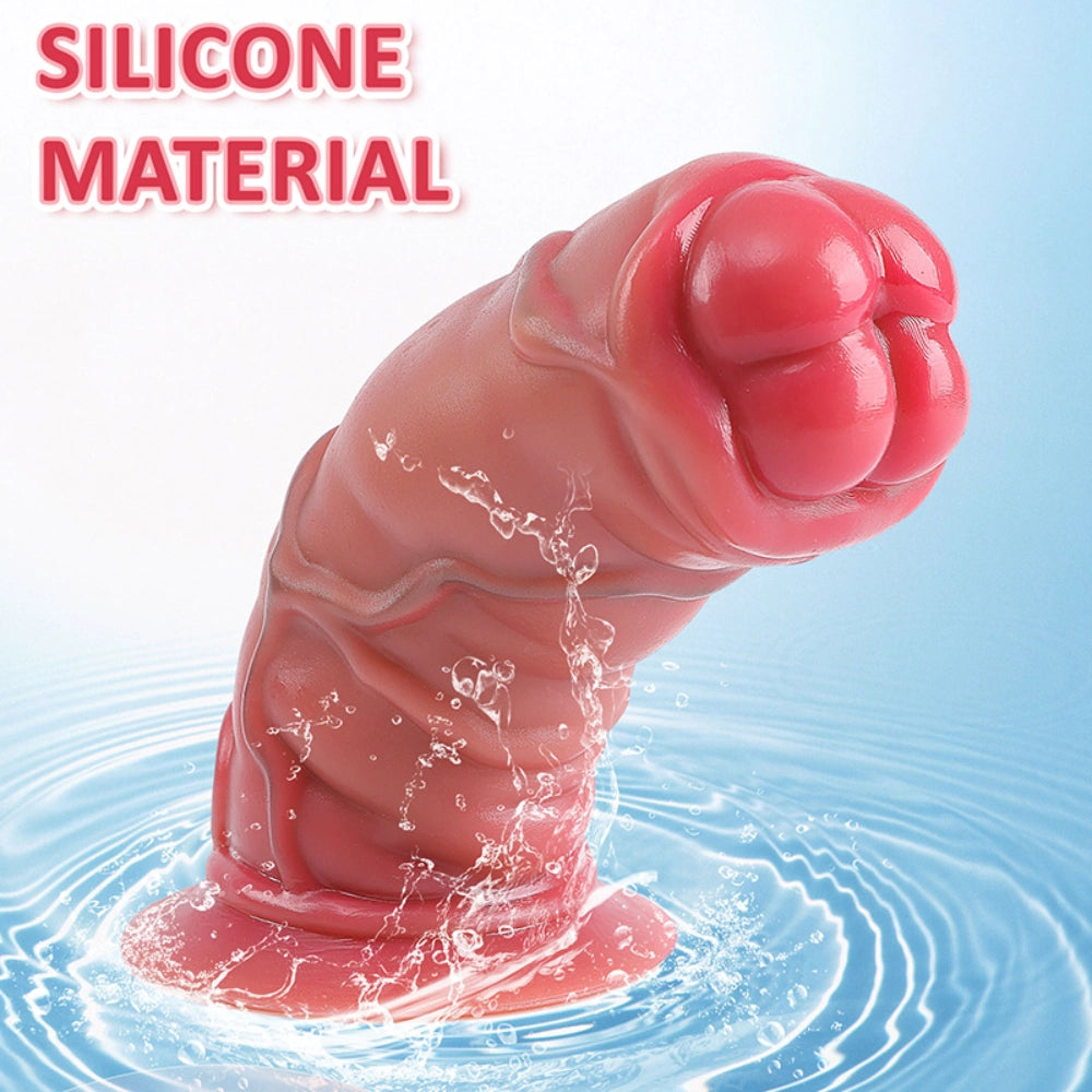 Venusfun Realistic Short Thick Wearable Dildo Harness for Deep Penetration All Genders