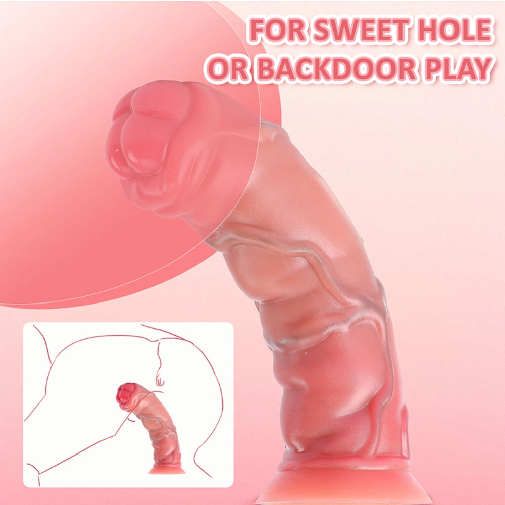 Venusfun Realistic Short Thick Wearable Dildo Harness for Deep Penetration All Genders