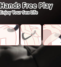 Venusfun Realistic Short Thick Wearable Dildo Harness for Deep Penetration All Genders