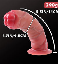 Venusfun Realistic Short Thick Wearable Dildo Harness for Deep Penetration All Genders