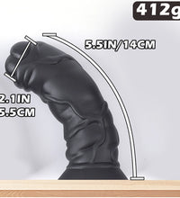 Venusfun Realistic Short Thick Wearable Dildo Harness for Deep Penetration All Genders