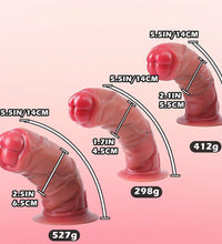 Venusfun Realistic Short Thick Wearable Dildo Harness for Deep Penetration All Genders