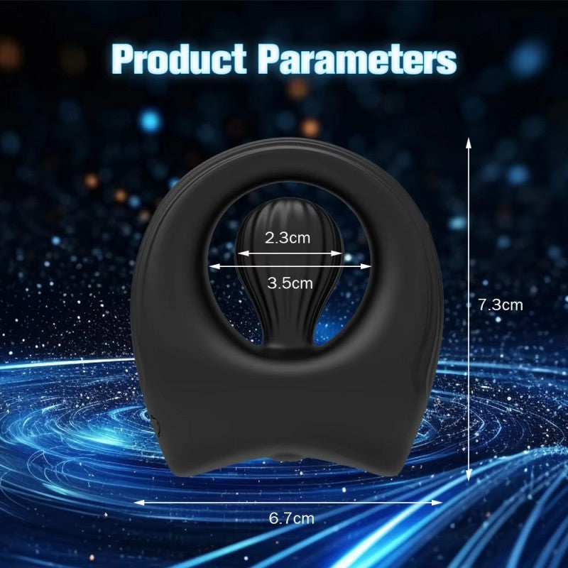 Venusfun Vibrating Penis Rings Triple Motors Cock Ring Remote Control Vibrator