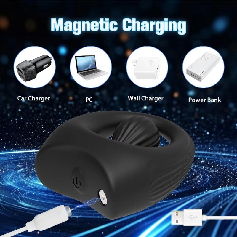 Venusfun Vibrating Penis Rings Triple Motors Cock Ring Remote Control Vibrator