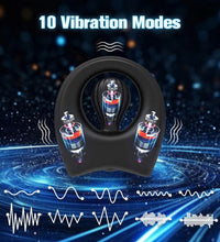 Venusfun Vibrating Penis Rings Triple Motors Cock Ring Remote Control Vibrator