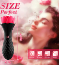 Vibrating Butt Plug Light Up Rose Vibrator with App Control