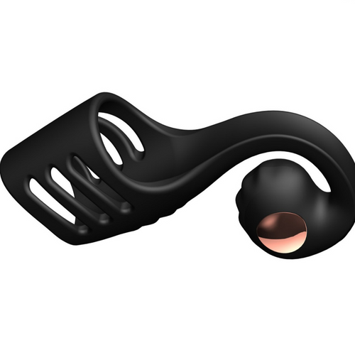 Vibrating Cock Ring Sleeve with Snail-Shaped Vibrator Male Snail Armor Sex Toy