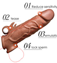 Realistic Penis Sleeve Extender for Men