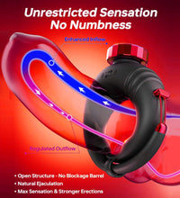 Venusfun Adjustable Cock Ring Vibrator Trainer App Control Soft Silicone 10 Modes for Men