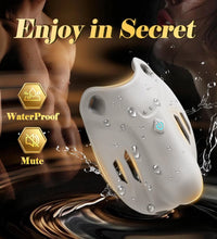 Venusfun Penis Cage Chastity Device Wearable Male Vibrator with App Control for Confidence and Stamina