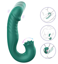 G-spot Vibrator Thrusting Dildo with Tongue Licking Clitoris