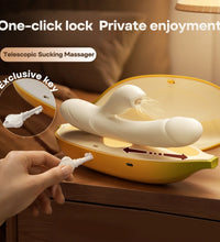 ROSELEX Banana Case App Controlled Vibrator with Suction Heating