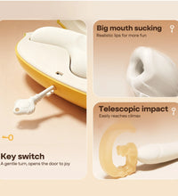 ROSELEX Banana Case App Controlled Vibrator with Suction Heating