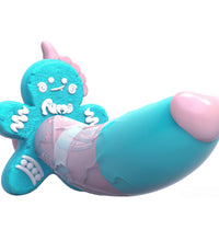 7.4 Inch Fantasy Dildo Christmas Gingerbread G-spot Dong with Suction Cup