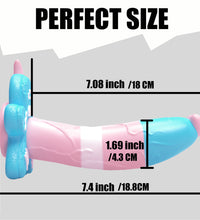 7.4 Inch Fantasy Dildo Christmas Gingerbread G-spot Dong with Suction Cup