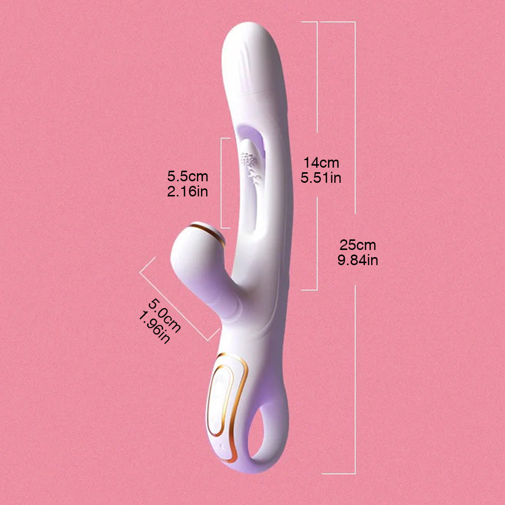 Clit Sucking Vibrator Flapping Rabbit Luxe Wand G Spot Sex Toy VenusFun-UK Clit Sucking Vibrator Flapping Rabbit Luxe Wand G Spot Sex Toy VenusFun-UK