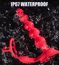 Venusfun 3 in 1 Dual Motor Cock Ring Anal Plug Vibrator for Couples