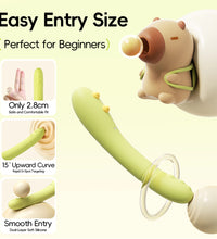 Cute Insertable Thrusting & Suction Stim Clit Vibe Detachable Vibrating Wand