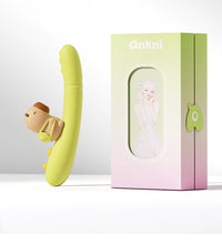 Cute Insertable Thrusting & Suction Stim Clit Vibe Detachable Vibrating Wand