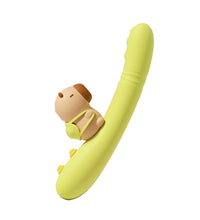 Cute Insertable Thrusting & Suction Stim Clit Vibe Detachable Vibrating Wand