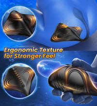 Venusfun Manta Ray Prostate Massager 9+9 Dual Motor Vibrator for Perineum and Hands Free Ride Stimulation