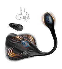 Venusfun Manta Ray Prostate Massager 9+9 Dual Motor Vibrator for Perineum and Hands Free Ride Stimulation