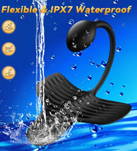Venusfun Manta Ray Prostate Massager 9+9 Dual Motor Vibrator for Perineum and Hands Free Ride Stimulation