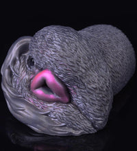 GEEBA Dog Dual Hole Animal Pussy Fantasy Stroker Realistic Dual Channel Silicone Masturbator for Men