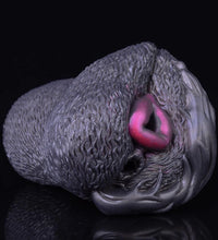 GEEBA Dog Dual Hole Animal Pussy Fantasy Stroker Realistic Dual Channel Silicone Masturbator for Men