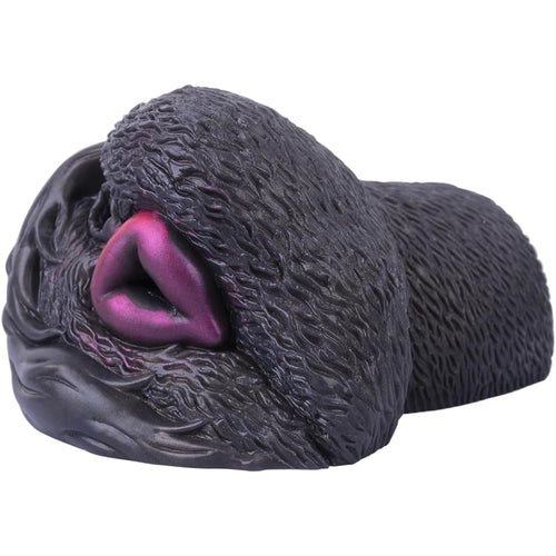 GEEBA Dog Dual Hole Animal Pussy Fantasy Stroker Realistic Dual Channel Silicone Masturbator for Men